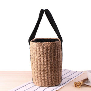 Simple Hand-Woven Large Capacity Women's Bag