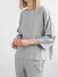 Cotton And Linen Loose Leisure Suit