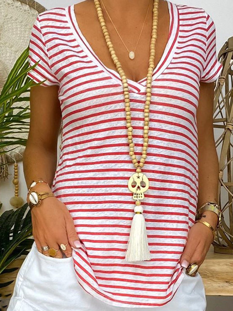 Fashion Casual Wild Striped Print Set