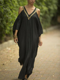 Plus Size Hippie Loose Holiday Women's Dress