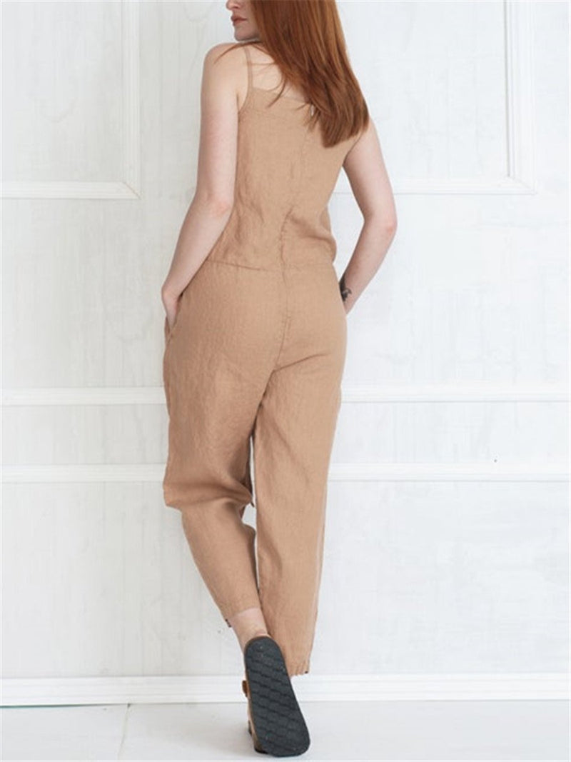 Casual Fashion Solid Color Jumpsuits