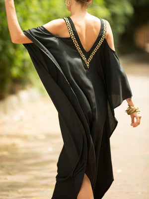Plus Size Hippie Loose Holiday Women's Dress