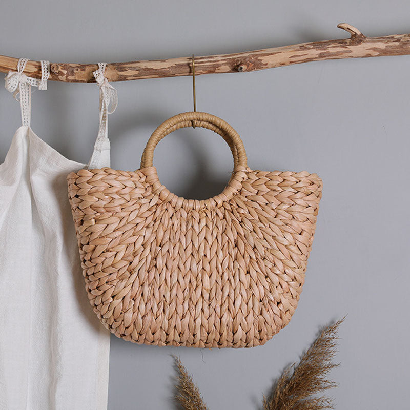 Simple Straw Bag Hand-woven Large Capacity Female Bag