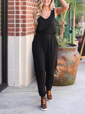 Cotton and Linen Jumpsuit