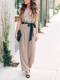 Solid Color Jumpsuit