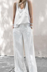 Fashionable Casual Loose Top Pants Suit