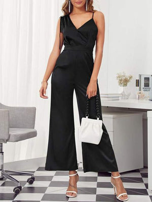 Sexy Asymmetric Sling Backless Jumpsuits