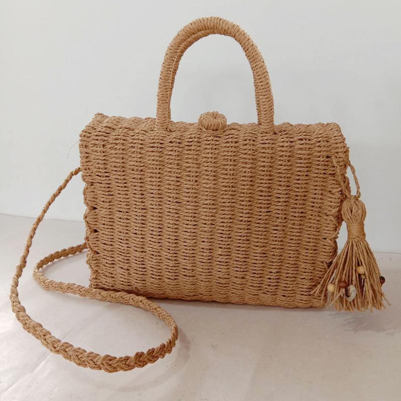 Hand-woven Straw Bag Casual Female Bag Spot