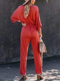 Solid Color Jumpsuit